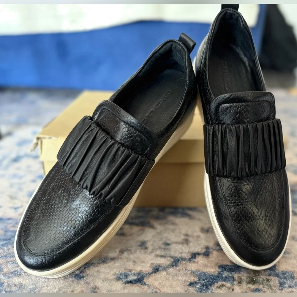 Daniella Lehavi Boston Genuine Leather Loafers / Sneakers EU39 US8 In Box - Picture 2 of 8